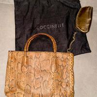 Borsa Tote Coccinelle in vera pelle Pitone