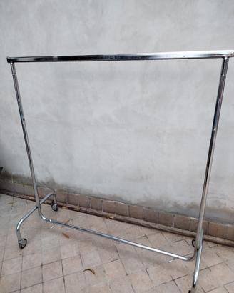 carrello stand in acciaio negozio fiere