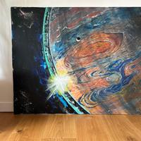 Quadro dipinto a mano “Around Jupiter“