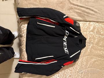 Giacca RACING 3 D-DRY Nero Rosso DAINESE