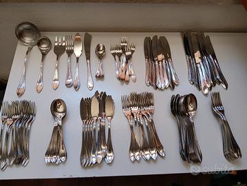 servizio posate acciaio inox 18/10 made in Italy