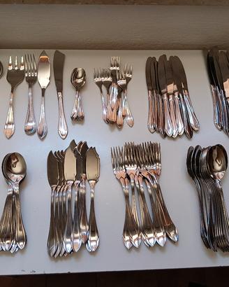 servizio posate acciaio inox 18/10 made in Italy