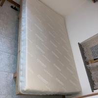 Materasso 100% lattice  120x200 con rete francese