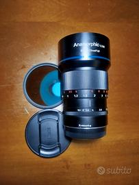 Obbiettivo anamorfico sirui 50 mm f1.8 X Mount Usa
