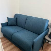 🛋️ Divano letto 2 posti colore blu petrolio