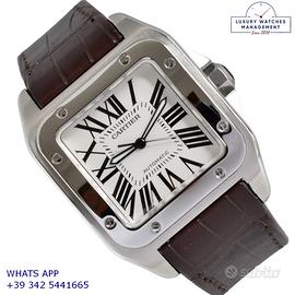 Cartier Santos 100 XL Anniversary white Full Set