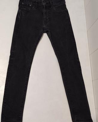 Jeans Levi's 519 Extreme Skinny uomo, denim nero
