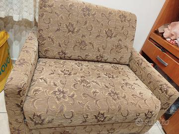 poltrona a letto in tessuto chateau d'ax