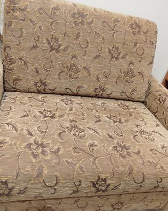 poltrona a letto in tessuto chateau d'ax