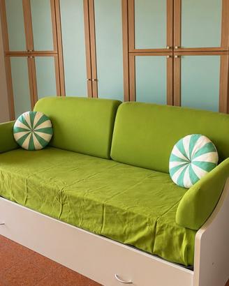 Divano-letto con secondo letto estraibile I.B.