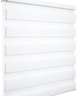 Tenda 150H x 45L cm bianca oscurante