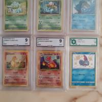 lotto carte Gradate pokemon