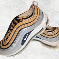 nike air max silver gold