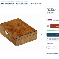 Humidor Lubinski Radica