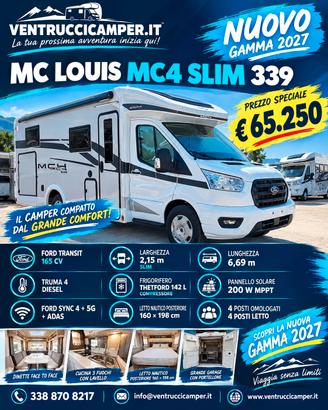 Mclouis SLIM 165CV TRANSIT MC4 339 2027 6.69 FINAN