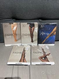 Set cinque paia calze collant Calzedonia