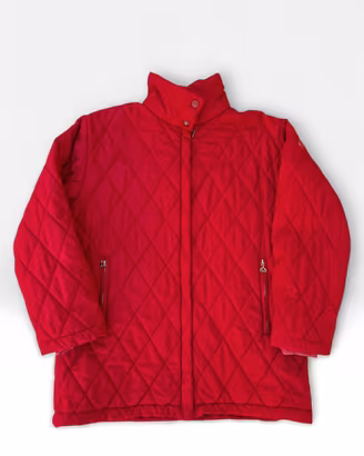 Giacca Unisex Vintage Ellesse Rossa Tg 48