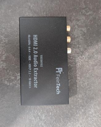 Estrattore Audio 4K FeinTech HDMI ottico/RCA