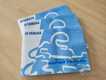 Yamaha XT 1200 Z manuale USO e MANUTENZIONE