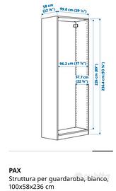 Struttura Pax ikea