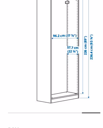 Struttura Pax ikea