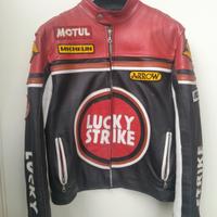 giacca moto in vera pelle replica Shwantz