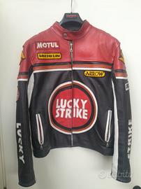 giacca moto in vera pelle replica Shwantz