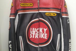 giacca moto in vera pelle replica Shwantz