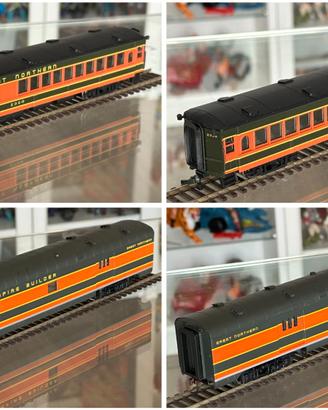 Lotto 2 Treni H0 Great Northern 2320 + Baggage