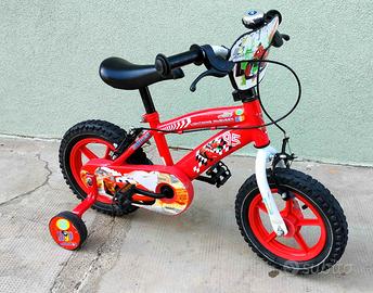 Bicicletta Disney Cars + Rotelle