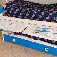 Letto a castello 3 posti a scomparsa