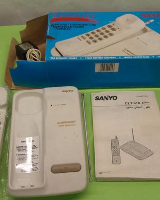 Telefono Cordless Sanyo CLT 310, completo di imbal