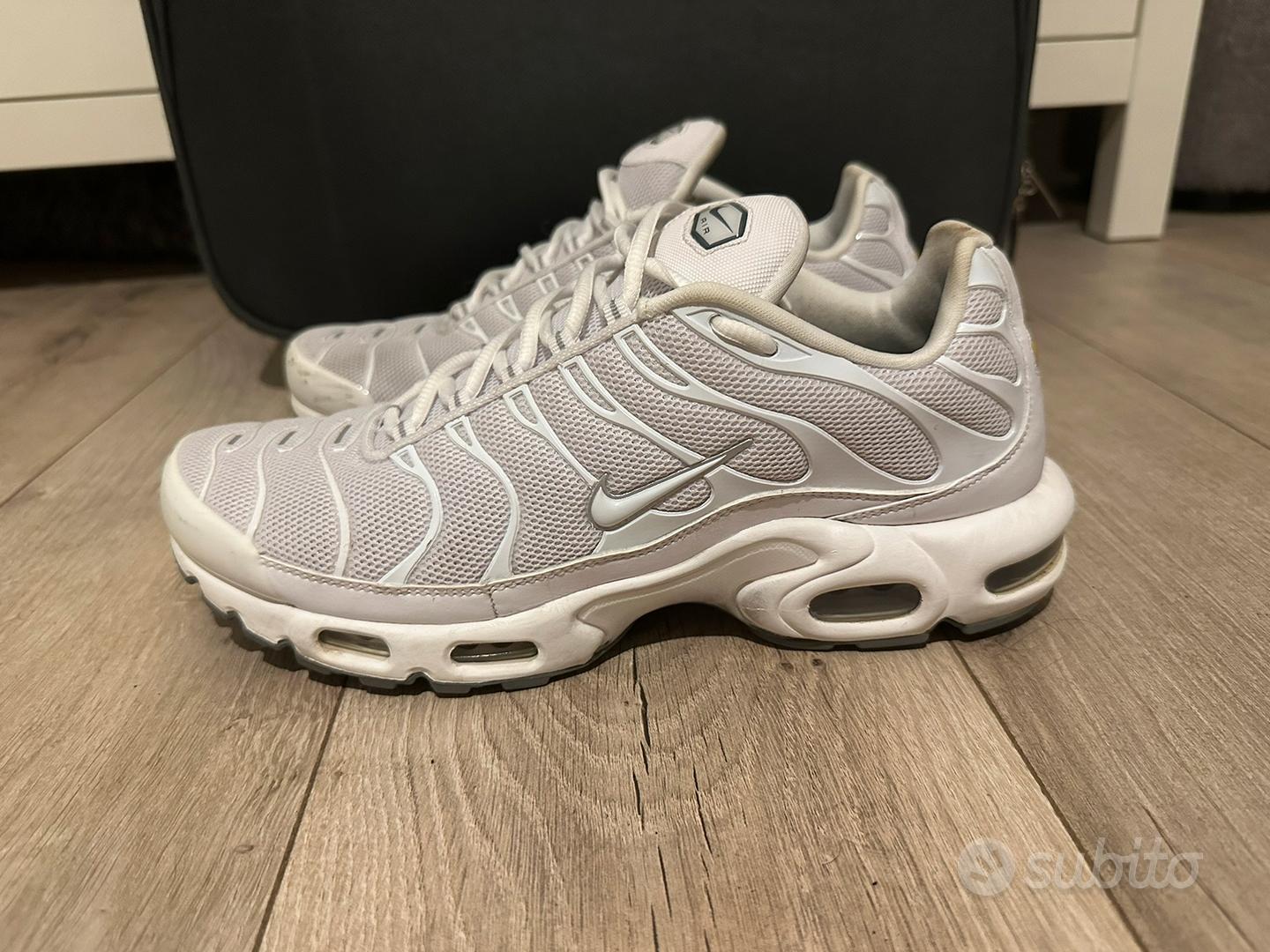 Nike tn cheap bianche in pelle