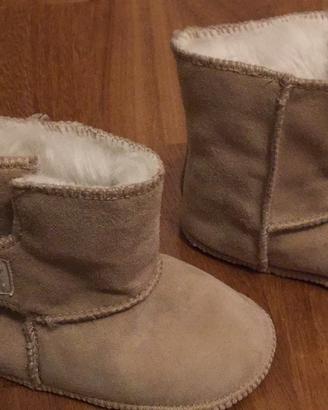 Scarpe neonato armani stivaletti scamosciati