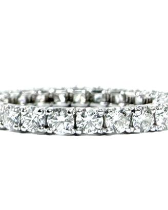 Anello veretta circolare di diamanti 1.50ct
