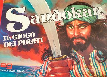 Sandokan gioco da tavolo vintage