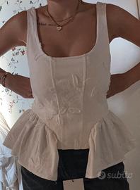 Top a corsetto Lumina