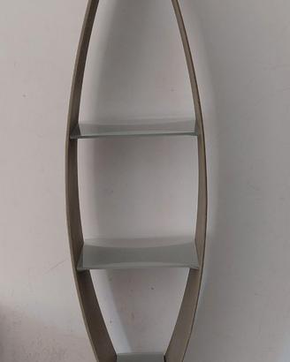 Abete in ferro con ripiani in vetro Design moderno