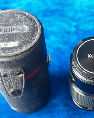 Konica Hexanon AR 200 – Obiettivo Vintage '80