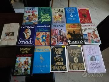 16 libri  Danielle Steel con umido gatti