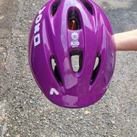 Casco bici + ginocchiere e gomitiere per Bambino