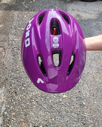 Casco bici + ginocchiere e gomitiere per Bambino