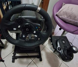 volante logitech G920+cambio driving Force + base