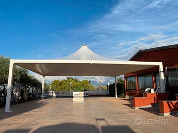Gazebo Tensostruttura MT 12 x 12 Nuovo Certificato
