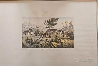 Stampe d'epoca acquatinta Johann Jakob Tanner