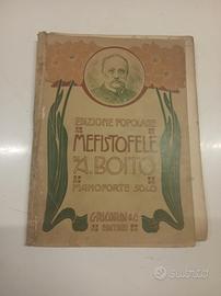 Spartito mefistofele  pianoforte solo primi 900