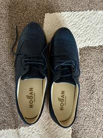 Hogan pelle blu