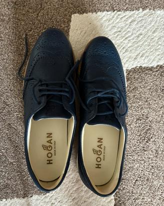 Hogan pelle blu