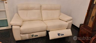 divano in vera pelle motorizzato relax elettrico