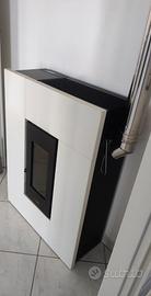 Stufa a pellet completa classe A+ canna fumaria 